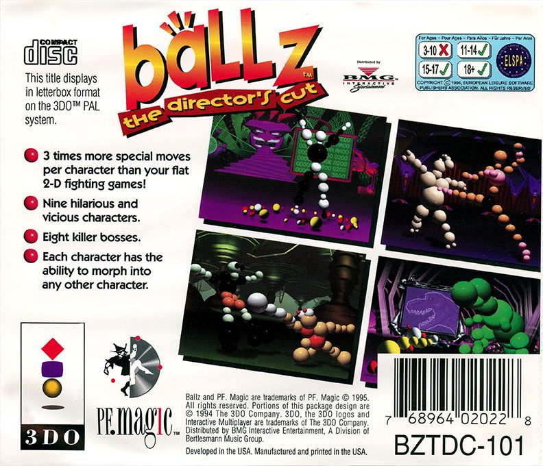 Ballz - The Director's Cut - Dos