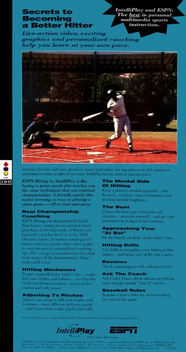 ESPN Baseball : Interactive Hitting dos