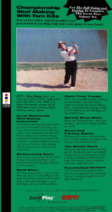 ESPN Golf : Lower Your Score With Tom Kite - Shot Making dos