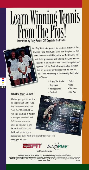 ESPN : Let's Play Tennis with Tracy Austin dos