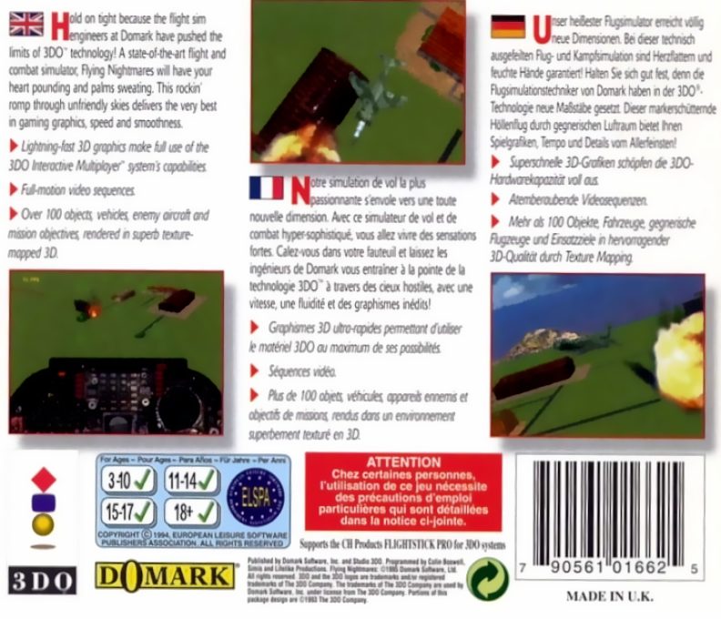 Flying Nightmares - Dos