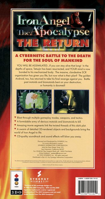 Iron Angel of the Apocalypse : The Return - Dos