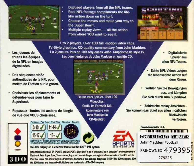 John Madden Football - Dos