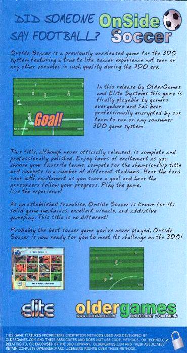 Onside Soccer - Dos