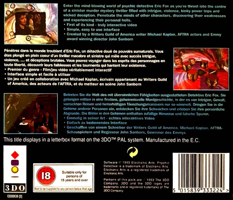 Psychic Detective - Dos