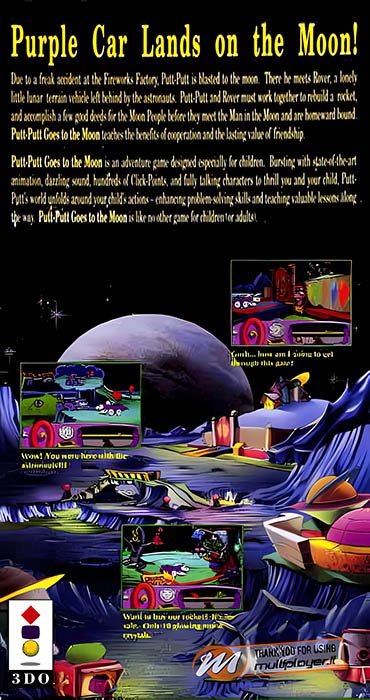 Putt-Putt Goes to the Moon - Dos