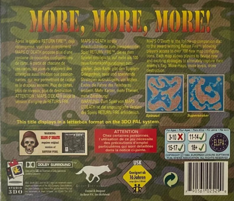 Return Fire : Maps O' Death - Dos