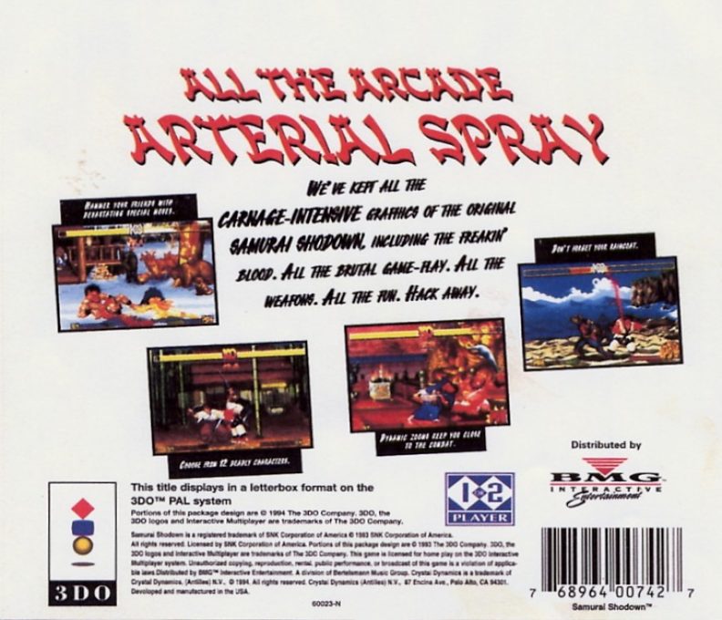 Samurai Shodown - Dos