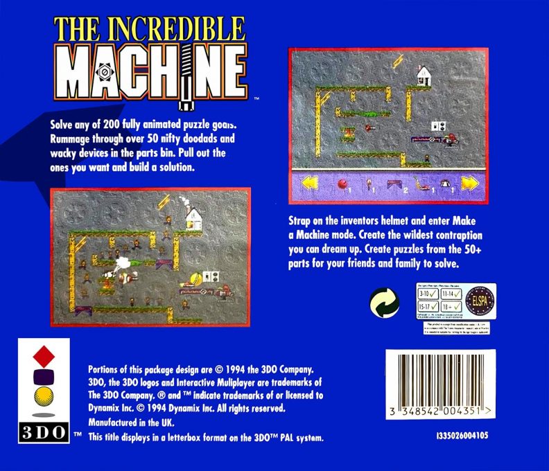 The Incredible Machine - Dos