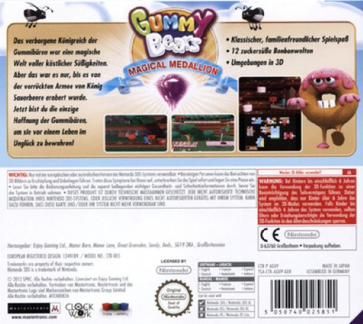 Gummy Bears : Magical Medallions 3D - Dos