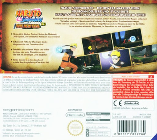 Naruto Shippuden 3D - The New Era - Dos