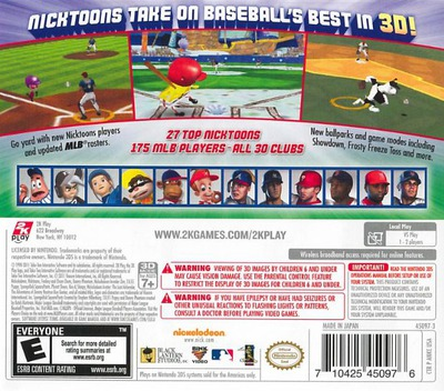 Nicktoons MLB 3D - Dos