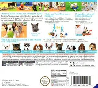 Nintendogs + Cats - Bouledogue Français & Ses Nouveaux Amis - Dos