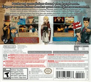 Professeur Layton Vs Phoenix Wright - Ace Attorney - Dos