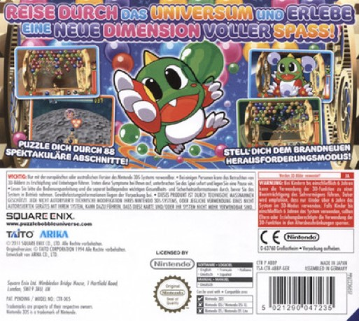 Puzzle Bobble Universe - Dos