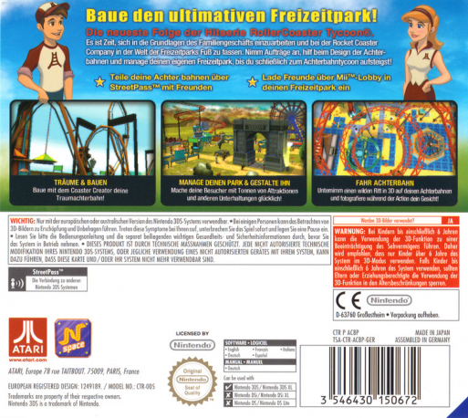 RollerCoaster Tycoon 3D dos