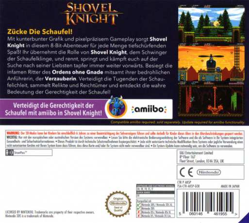 Shovel Knight : Treasure Trove - Dos
