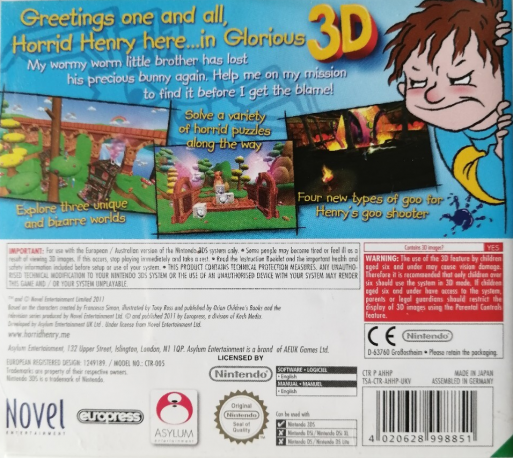 The Horrid Henry - The Good Bad And The Bugly - Dos