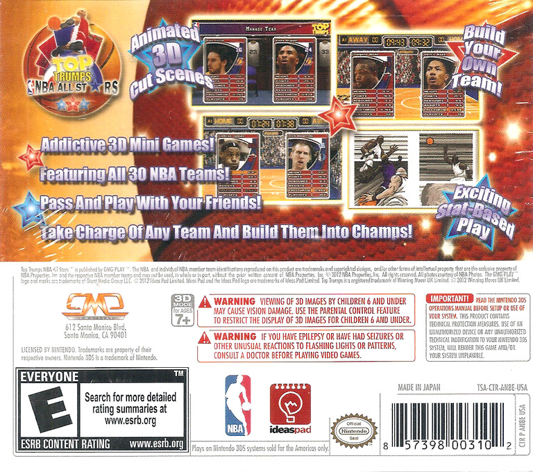 Top Trumps: NBA All Stars - Dos