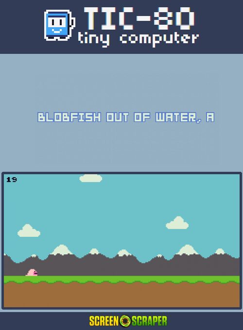 A Blobfish Out of Water