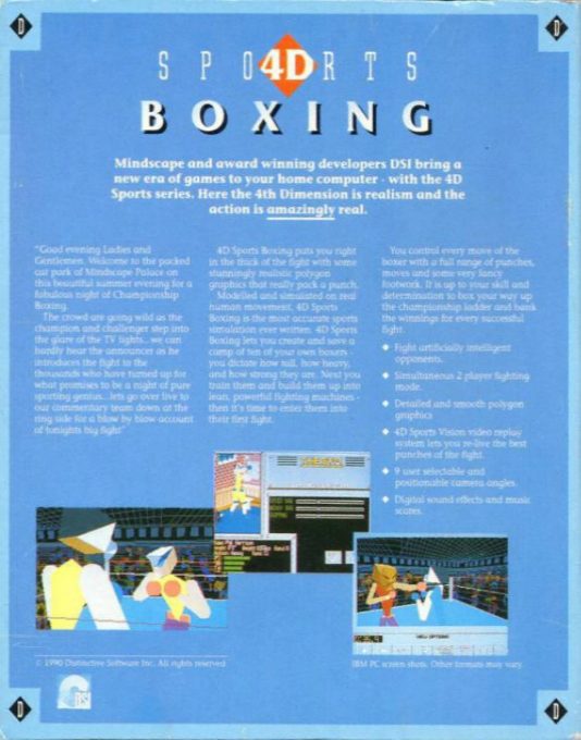 4d Sports Boxing - Dos