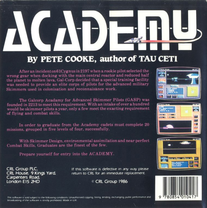Academy - Tau Ceti 2 - Dos