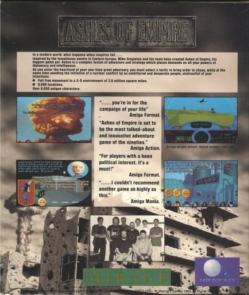 Ashes Of Empire - Dos