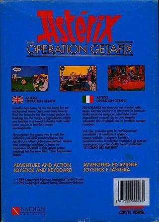 Astérix & Obélix : Le Coup Du Menhir - Dos