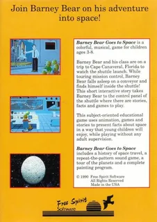 Barney Bear Goes To Space - Dos