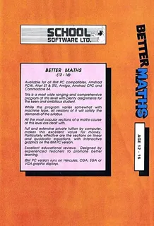 Better Maths - Dos