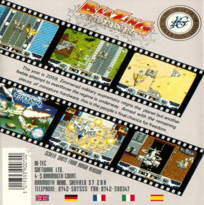 Blazing Thunder - Dos