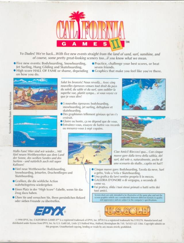 California Games 2 - Dos