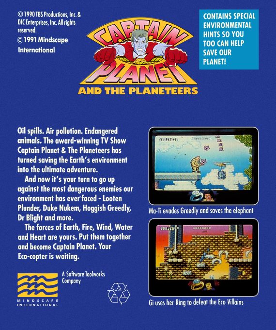 Captain Planet And The Planeteers - Dos