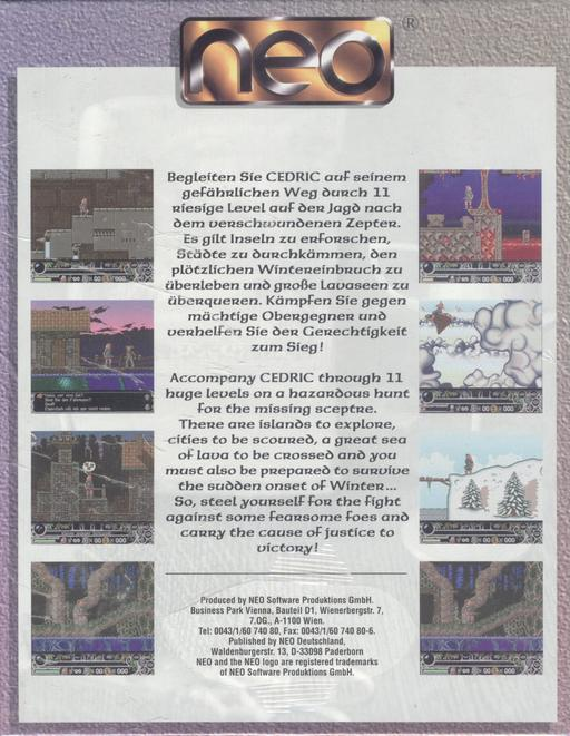 Cedric and the Lost Sceptre - Dos