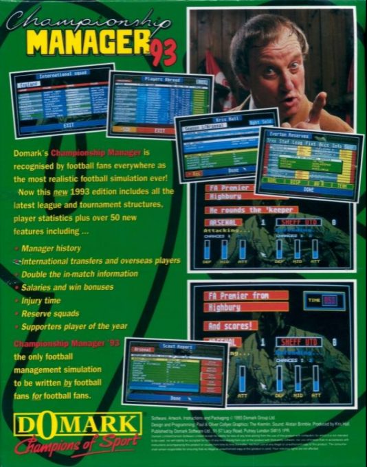 Championship Manager '94 - Dos