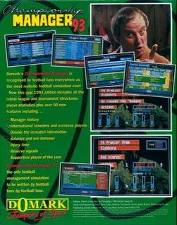 Championship Manager 93 dos