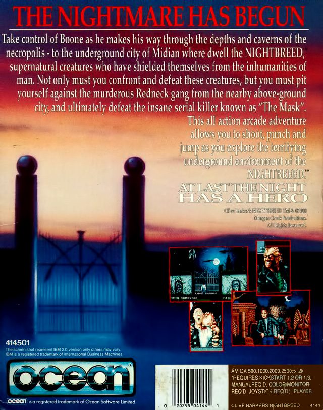 Clive Barker's Nightbreed - The Interactive Movie - Dos