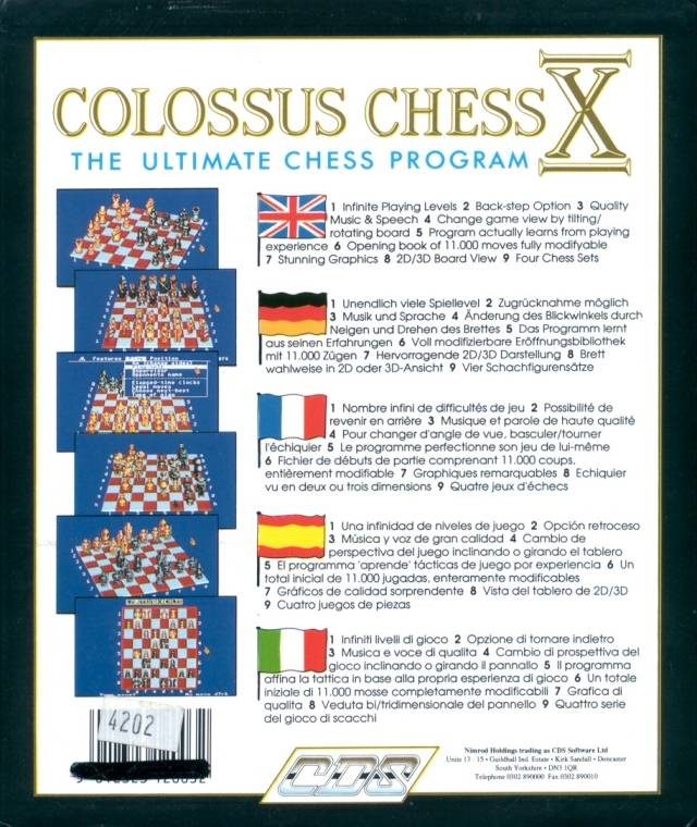 Colossus Chess X - Dos
