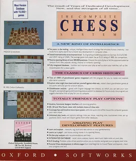 The Complete Chess System - Dos