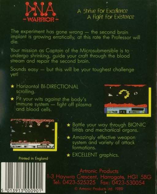 Dna Warrior - Dos