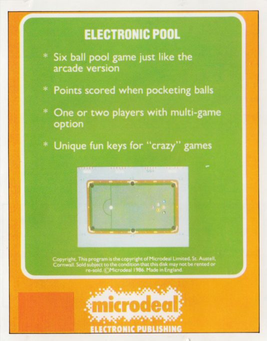 Electronic Pool - Dos