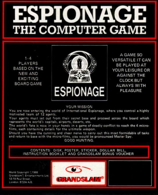 Espionage - Dos