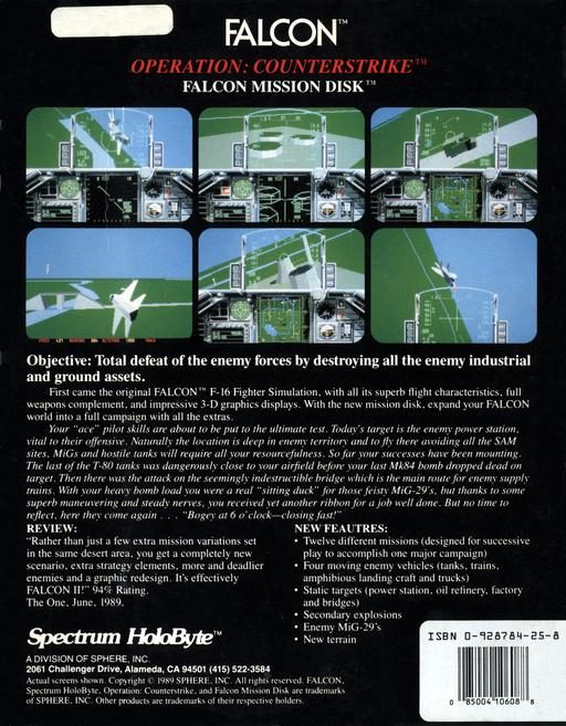 Falcon v1.1 - Mission Disk - Dos