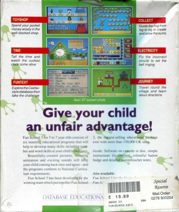 Fun School 3 - For 5 To 7 Year Olds - Dos