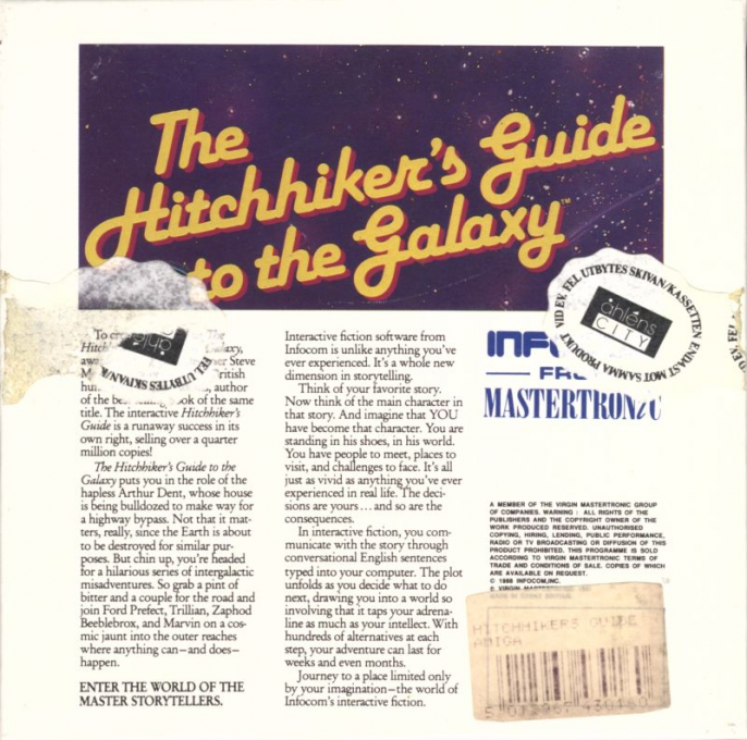 The Hitchhiker's Guide To The Galaxy - Dos