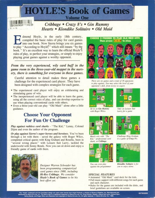 Hoyle Official Book Of Games - Dos