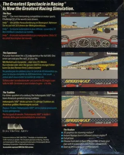 Indianapolis 500 - The Simulation - Dos