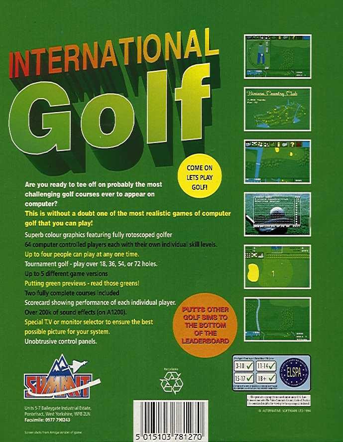 International Golf - Dos