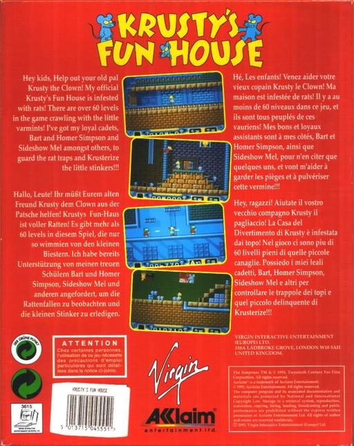 Krusty's Fun House - Dos