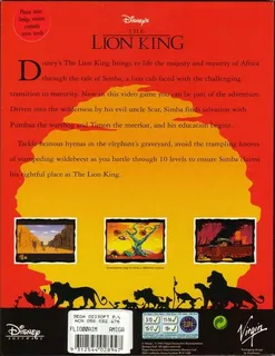 Le Roi Lion - Dos